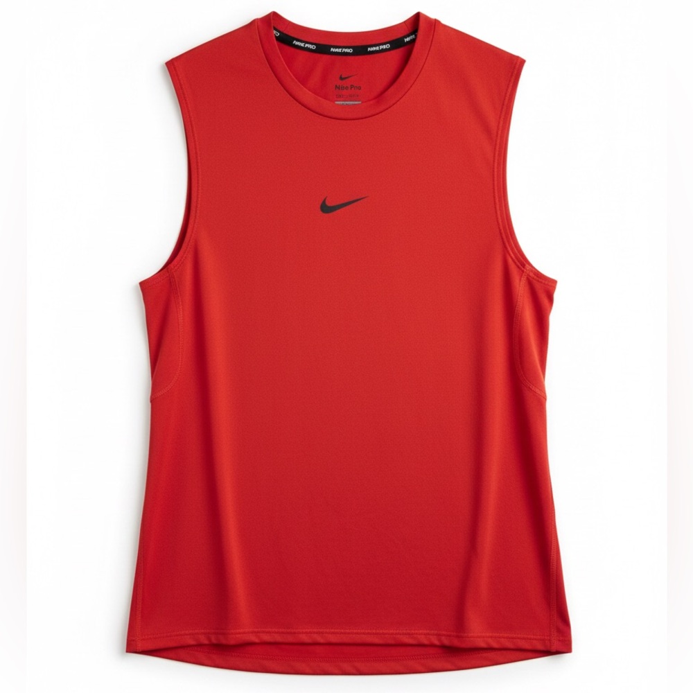 Nike Pro Dri-Fit Bright Red Performance Tee